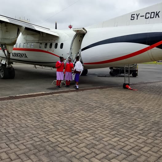 Children on an educational trip
